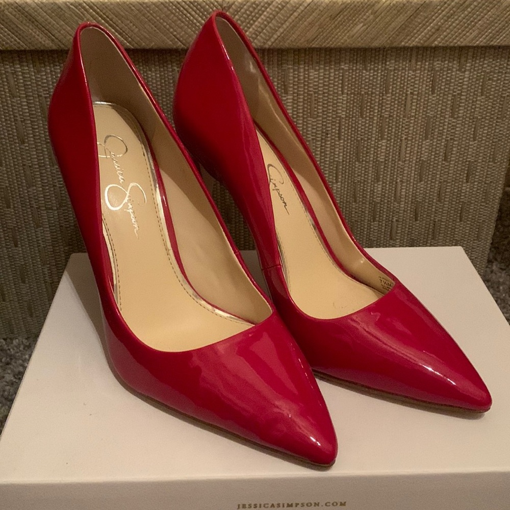 Red Jessica Simpson Heels